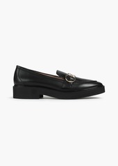 Stuart Weitzman - Embellished leather loafers - Black - EU 36.5
