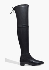 Stuart Weitzman - Genna leather over-the-knee boots - Black - EU 35.5