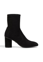 Stuart Weitzman - Margot stretch-suede sock boots - Black - EU 35.5