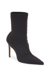 Stuart Weitzman 100 Pointed Toe Stretch Bootie