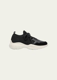Stuart Weitzman 5050 Stretch Knit Chunky Runner Sneakers