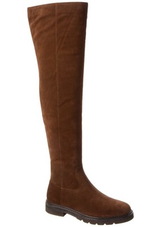 Stuart Weitzman Chicago Lug Suede Over-The-Knee Boot