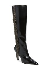 Stuart Weitzman Crystal Fringe Boot