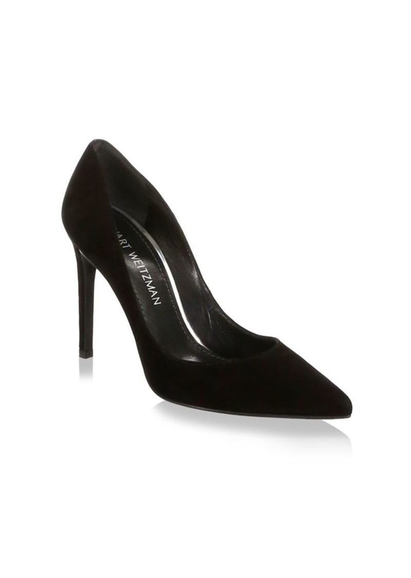 Stuart Weitzman Curvia Suede Pumps | Shoes