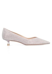 STUART WEITZMAN EVA 35 FABRIC PUMPS