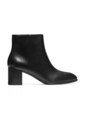 Stuart Weitzman Kiandra Booties, Black Leather, Size: 7 Medium