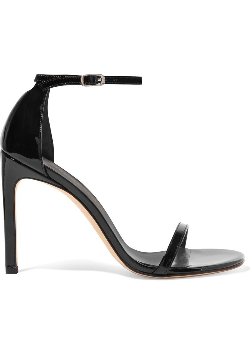 stuart weitzman nudistsong patent leather sandals