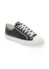 Stuart Weitzman Ollie Mini Pearly Sneaker in Washed Denim at Nordstrom