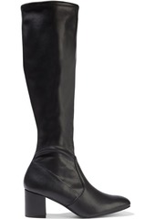 Stuart Weitzman Woman Frannie 60 Stretch-leather Knee Boots Black
