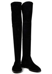 Stuart Weitzman Woman Jocey Stretch-suede Over-the-knee Boots Black