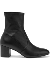 Stuart Weitzman Woman Siggy 60 Stretch-leather Ankle Boots Black