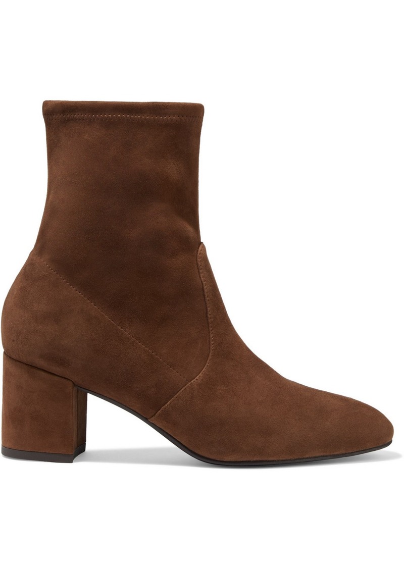 brown suede sock boots