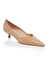 Stuart Weitzman Women's Eva 35 Pointed Toe Pumps