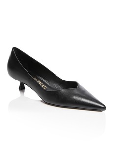 Stuart Weitzman Women's Eva 35 Pointed Toe Pumps