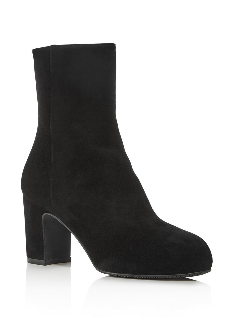 stuart weitzman block heel booties