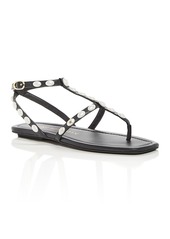 Stuart Weitzman Women's Pearlita Embellished Flat Sandals