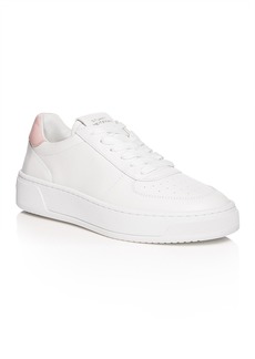 Stuart Weitzman Women's Sw Courtside Lace Up Low Top Sneakers