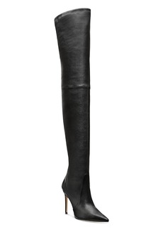 Stuart Weitzman Women's Ultrasturt 100 Pointed Toe High Heel OVer The Knee Boots