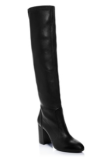 Stuart Weitzman Yuliana 85 Block Heel Slouch Boots