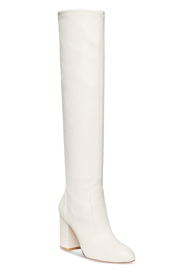 Stuart Weitzman Yuliana 85 Block Heel Slouch Boots