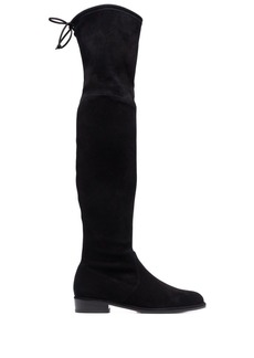 Stuart Weitzman tie-fastened thigh high boots