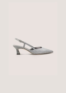 Stuart Weitzman Vinnie Crystal 50 Slingback Pumps & Heels