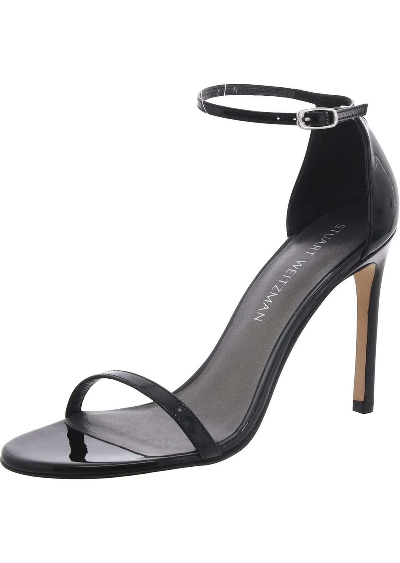 Stuart Weitzman Womens Patent Ankle Strap Heels