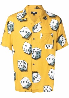 Stussy dice-print short-sleeve shirt