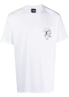 Stussy dice-print short-sleeved T-shirt