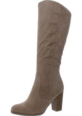 Style&co. Addyy Womens Faux Suede Block Heel Knee-High Boots