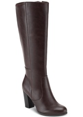 Style&co. Addyy Womens Microsuede Pull On Knee-High Boots