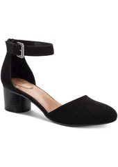 Style&co. Alinaa Womens Faux Suede Double D'Orsay Block Heels