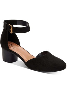 Style&co. Alinaa Womens Microsuede Round Toe Ankle Strap