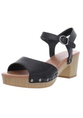Style&co. Andreas Womens Faux Leather Platform Heel Sandals