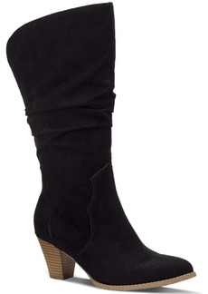 Style&co. Arlenee Womens Heeled Pointed Toe Mid-Calf Boots