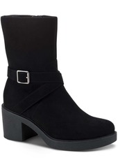 Style&co. Bessiee Womens Faux Leather Round Toe Booties
