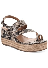 Style&co. Bettyy Womens Animal Print Espadrille Wedge Sandals