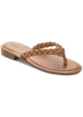 Style&co. Brandiie Womens Faux Leather Flip-Flop Thong Sandals