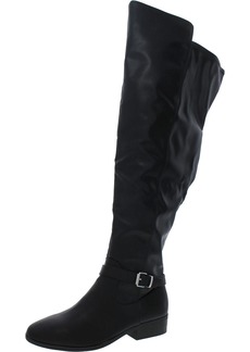 Style&co. Charlaa Womens Faux Leather Tall Over-The-Knee Boots
