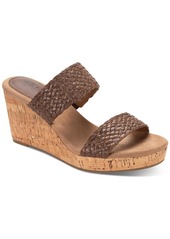 Style&co. Daliaa Womens Faux Leather Woven Wedge Sandals