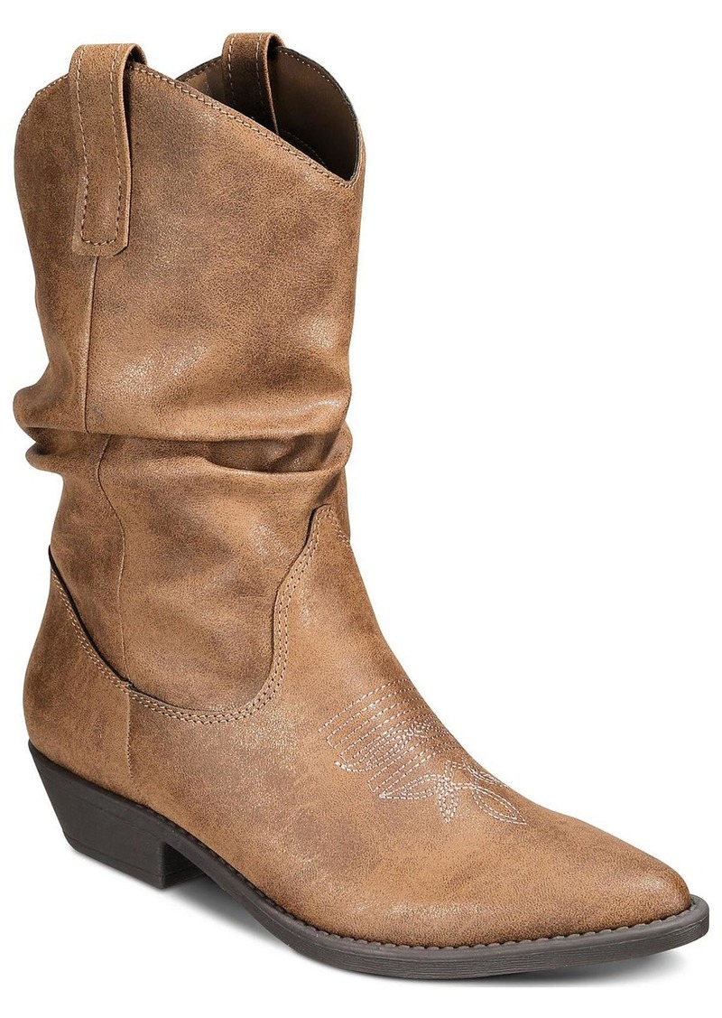 Style&co. dannaap Womens pointed toe western Mid-Calf Boots