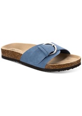Style&co. Elisaa Womens Faux Leather Footbed Slide Sandals