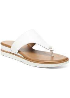 Style&co. Emma Womens Faux Leather Thong Flat Sandals