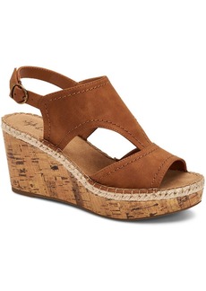 Style&co. Ferann Womens Padded Insole Cork Wedge Sandals