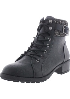 Style&co. Gaiel Womens Zipper Ankle Combat & Lace-up Boots