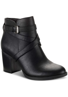 Style&co. Harmonyy Womens Faux Leather Ankle Booties