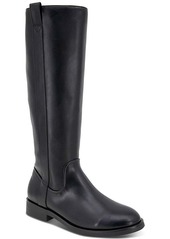 Style&co. Josephine Womens Faux Leather Riding Knee-High Boots