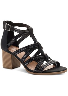 Style&co. Josettee Womens Faux Leather Braided Strappy Sandals