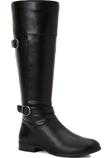 Style&co. Kezlin Womens Faux-Leather Riding Knee-High Boots