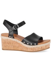 Style&co. Laceyy Womens Faux Leather Ankle Strap Wedge Sandals